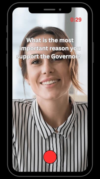 Community engaging with Back the Vote platform